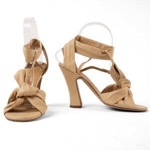 Adele Clarke leather sandals in nude size 36.5
